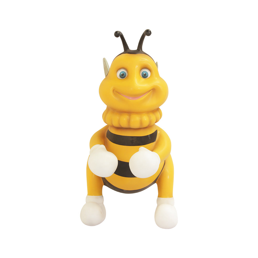 Comic Bee Standing Over Sized Statue