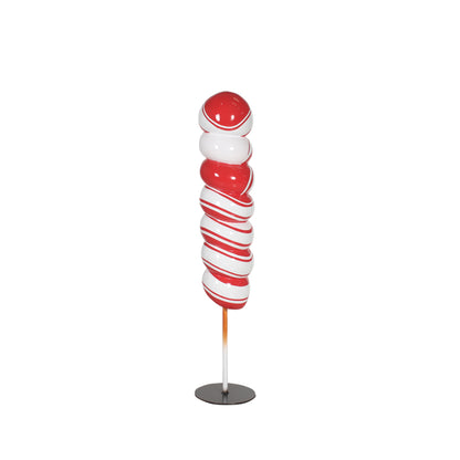 Candy Swirl Twist Pop Lollipop Over Sized Statue