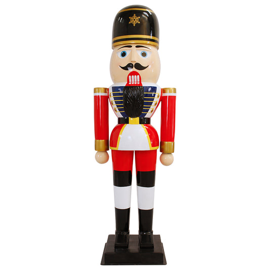 Nutcracker Standing Round Hat Life Size Statue
