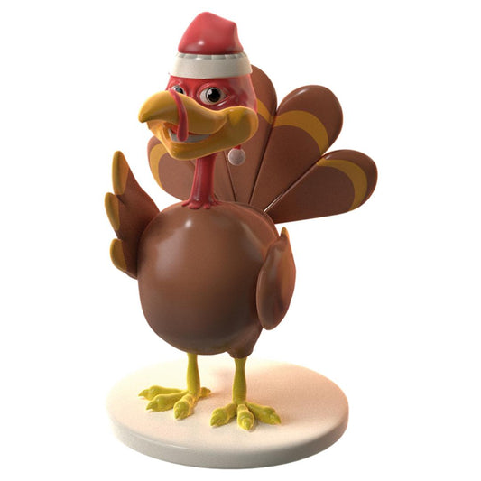 Comic Christmas Turkey Life Size Statue