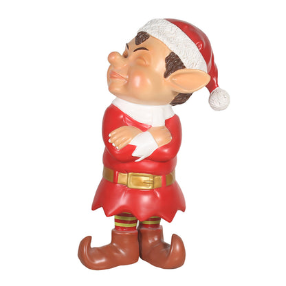 Elf Grumpy Life Size Statue