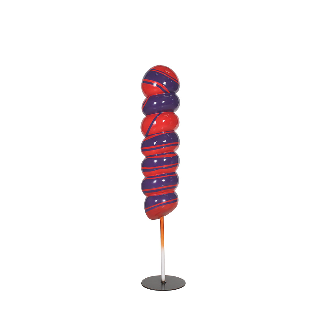 Candy Swirl Twist Pop Lollipop Over Sized Statue