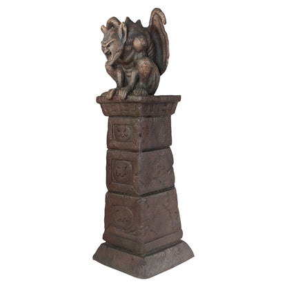 Gargoyle Pillar Over Sized Statue