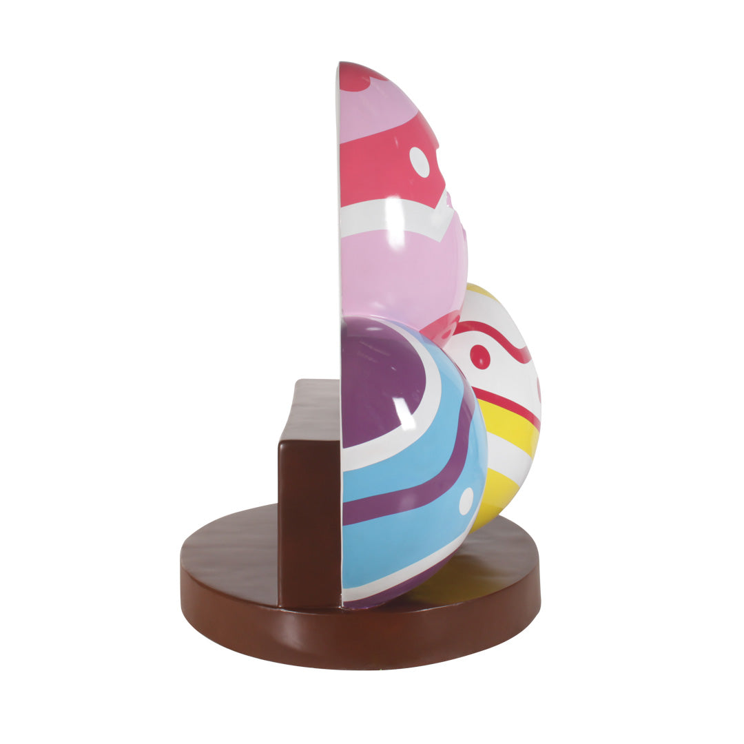 Colorful Easter Egg Photo Op Statue