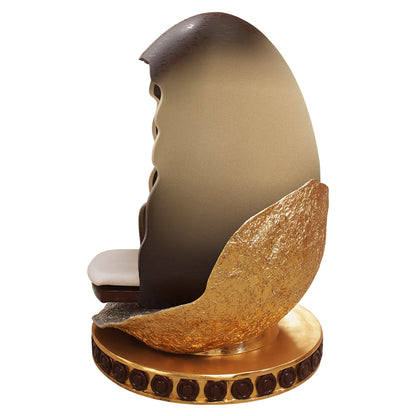 Chocolate Easter Egg Chair Over Sized Statue
