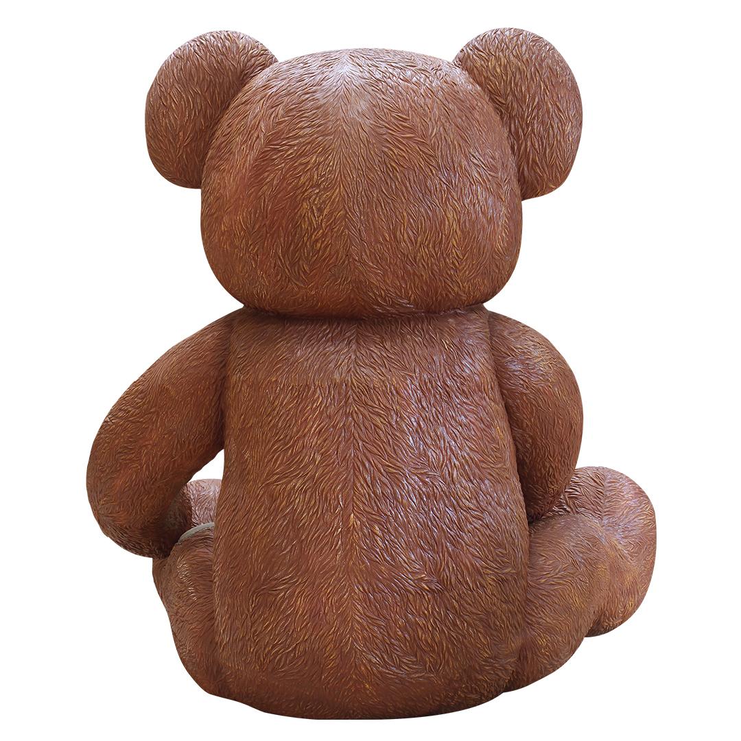 Teddy Bear Sitting Over Sized Statue