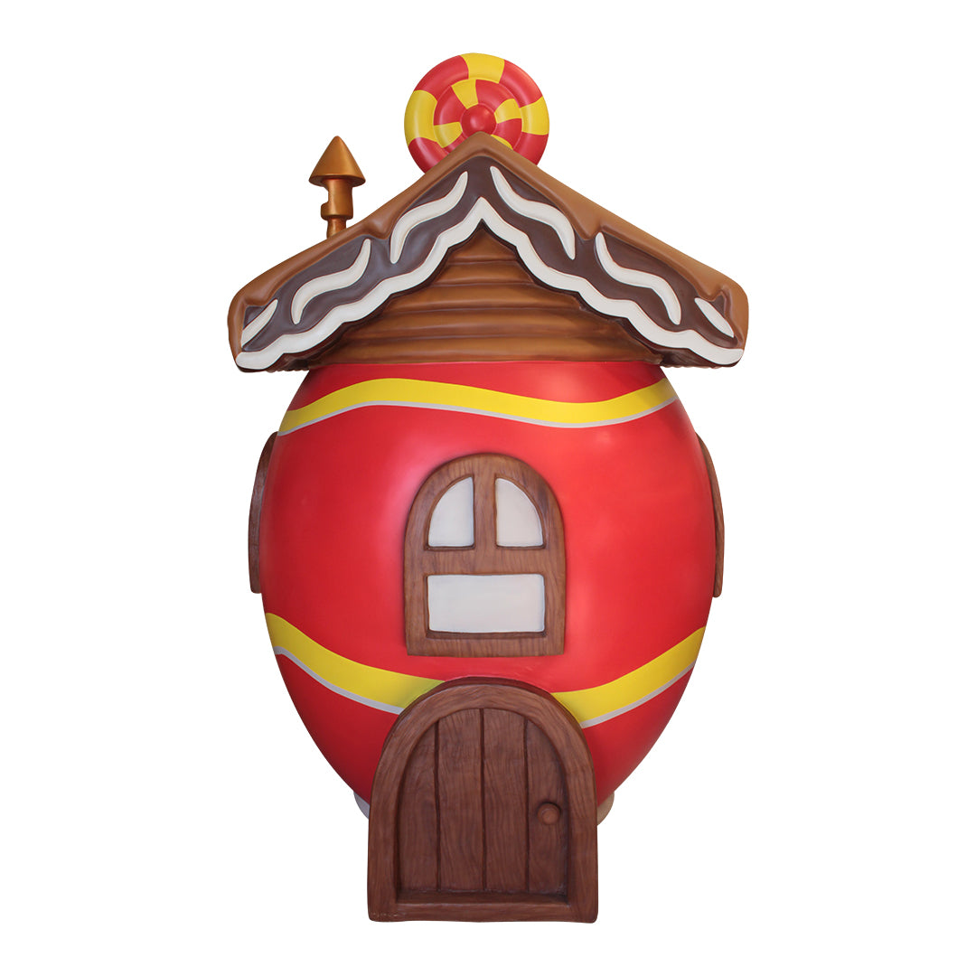 Easter Egg House Over Sized Statue