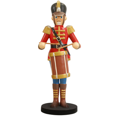 Toy Soldier Playing Drum Life Size Statue