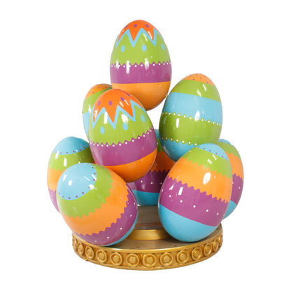 Easter Egg Pile Over Sized Statue