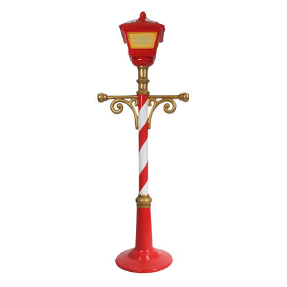 Christmas Lamp Light Post Life Size Statue