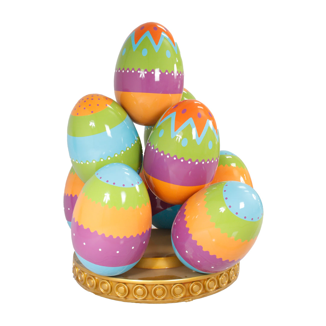 Easter Egg Pile Over Sized Statue