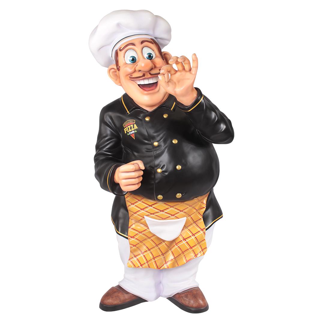 Pizza Chef Pizzaiolo Life Size Statue