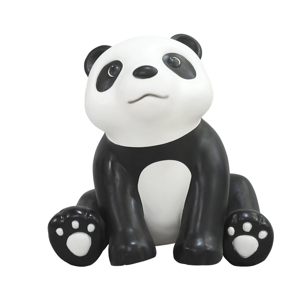 Panda Bear Cub Sitting Life Size Statue