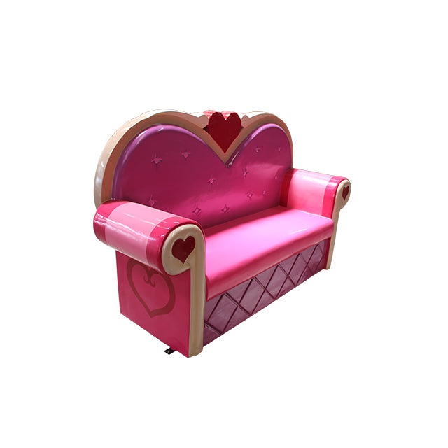 Heart Bench Over Sized Statue