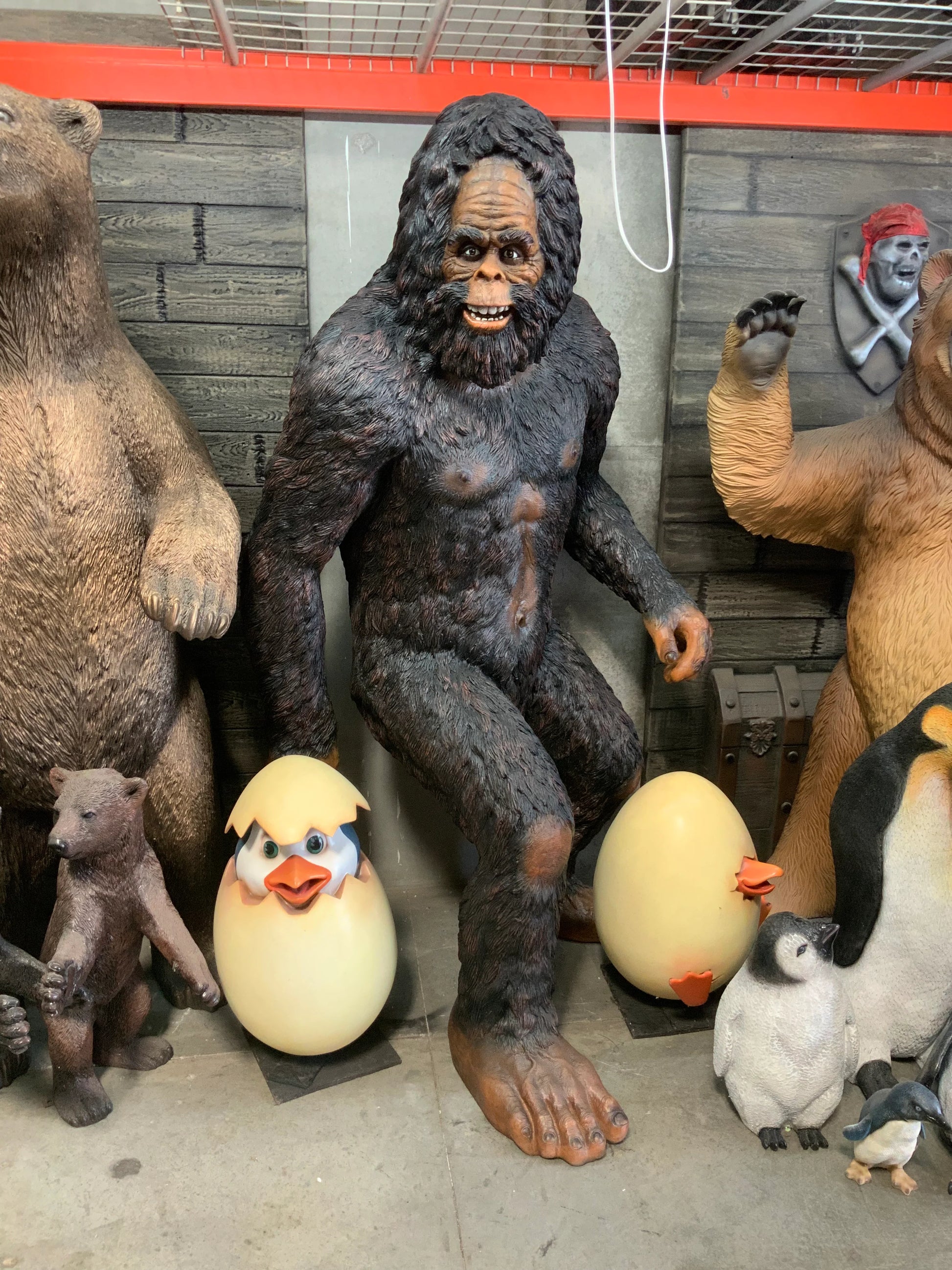 Bigfoot Life Size Statue - LM Treasures 