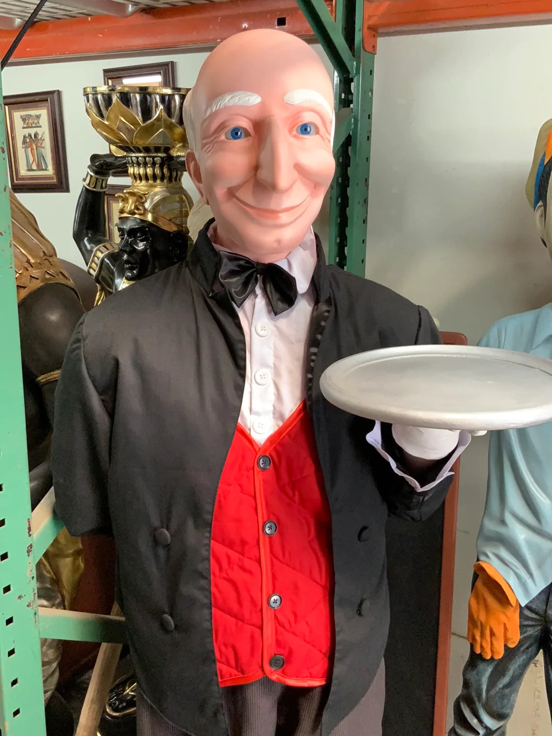 Butler Life Size Display Prop Decor Resin Statue - LM Treasures Life Size Statues & Prop Rental