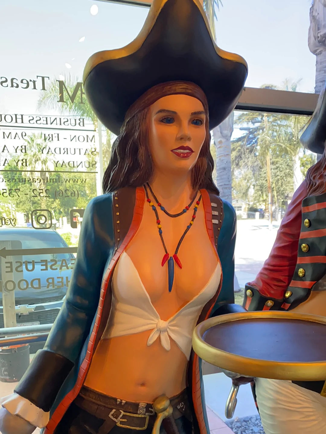 Large Lady Pirate Anne Life Size Statue - LM Treasures Life Size Statues & Prop Rental