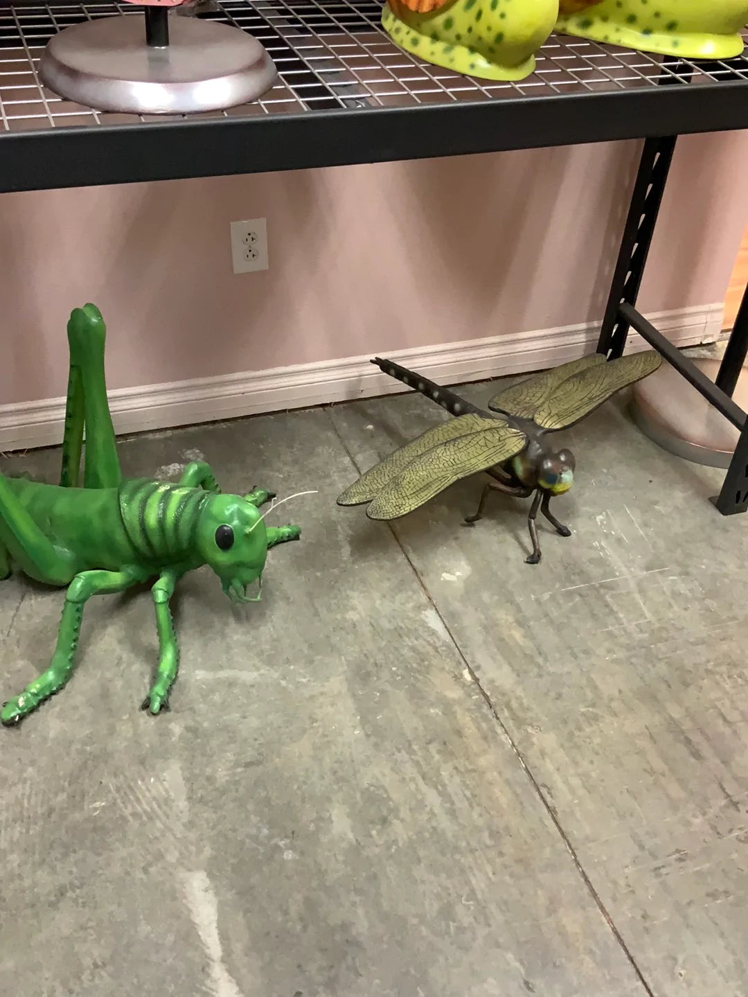 Grasshopper Insect Over Sized Statue - LM Treasures Life Size Statues & Prop Rental