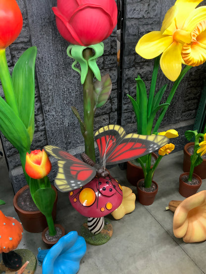 Butterfly Insect Over Sized Statue - LM Treasures Life Size Statues & Prop Rental