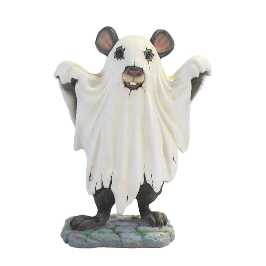 Mouse Ghost Costume Over Sized Statue