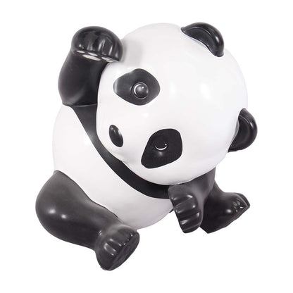 Panda Bear Cub Leaning Life Size Statue