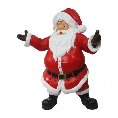 Santa Claus Open Arms Life Size Statue