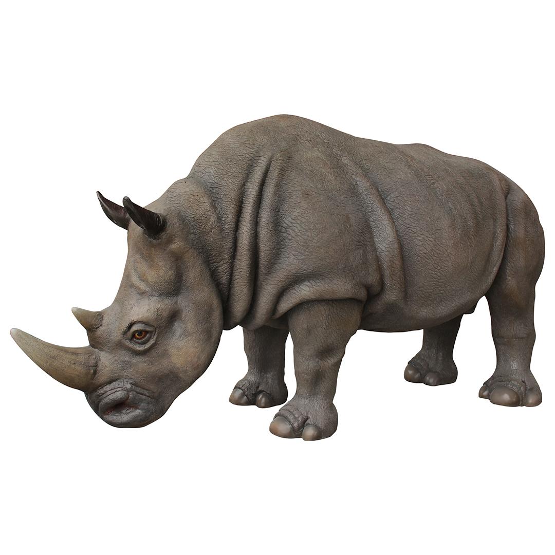 Rhinoceros Life Size Statue