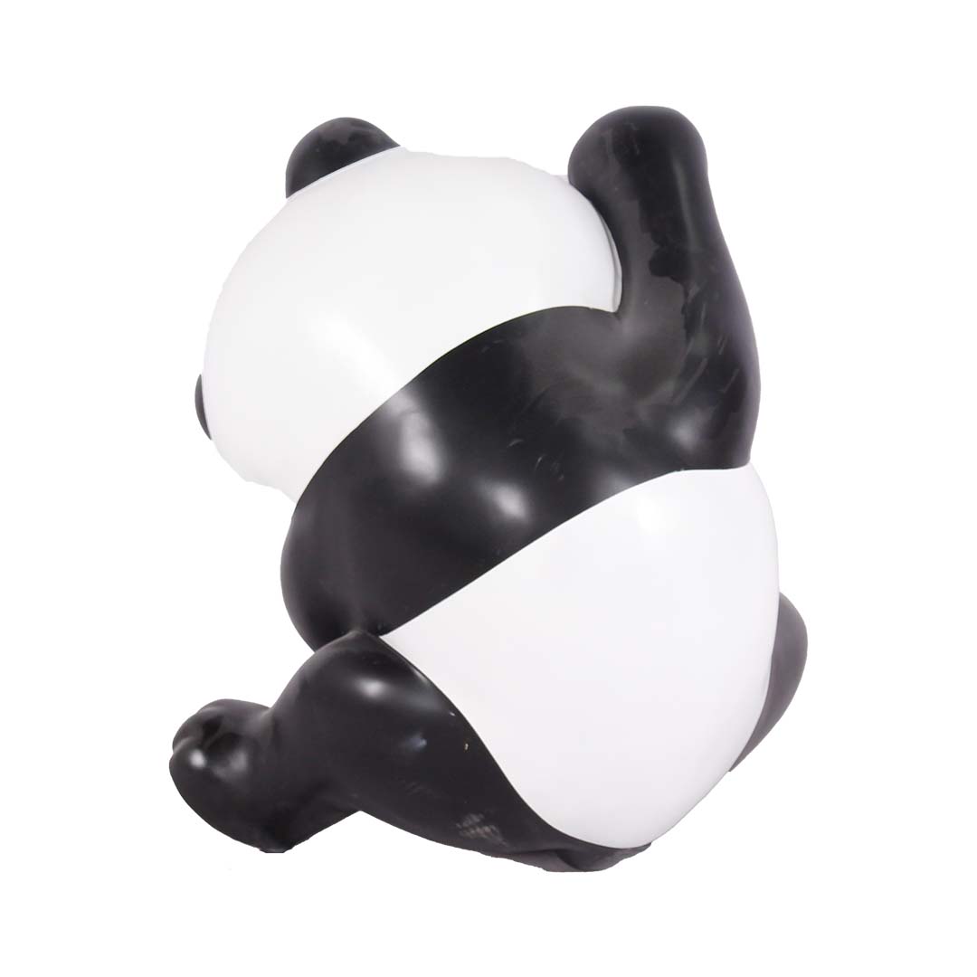 Panda Bear Cub Leaning Life Size Statue