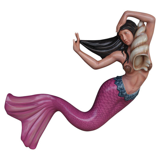 Mermaid Posing Life Size Statue