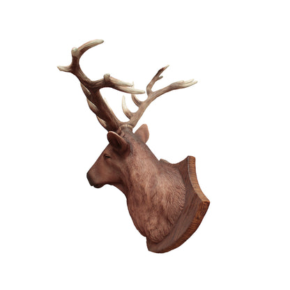 Wall Decor Stag Trophy Head Life Size Statue