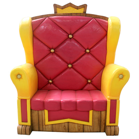 Comic Princess Throne Chair Life Size Statue