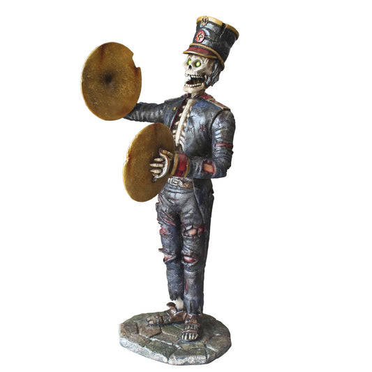 Skeleton Undead Cymbalist Life Size Statue