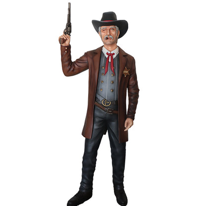 Sheriff Wyatt Life Size Statue