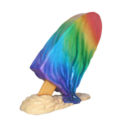 Popsicle Ice Cream Rainbow Over Sized Statue