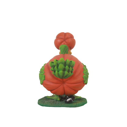 Pumpkin Duck Light Over Sized Statue