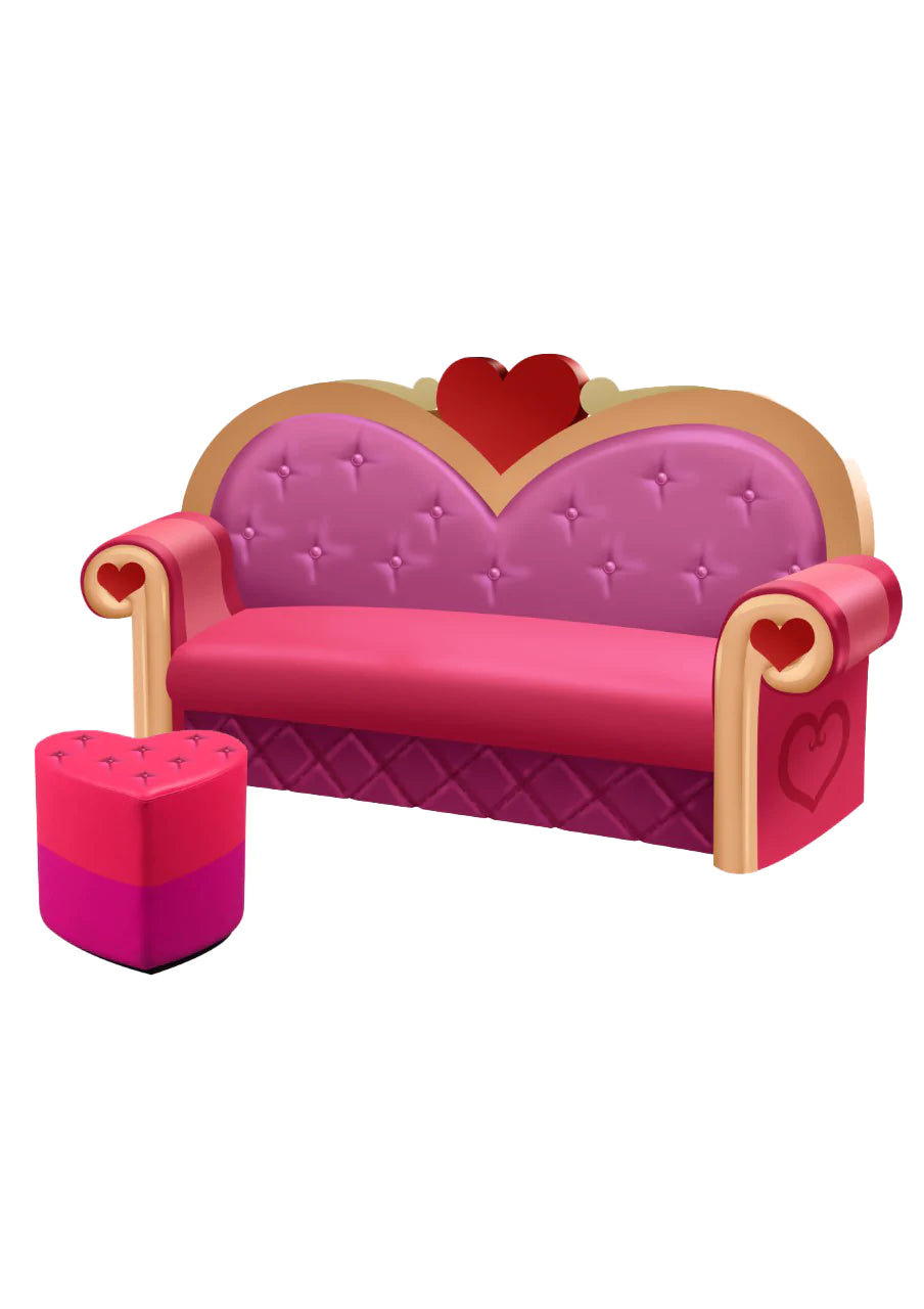 Heart Stool Over Sized Statue - LM Treasures Life Size Statues & Prop Rental
