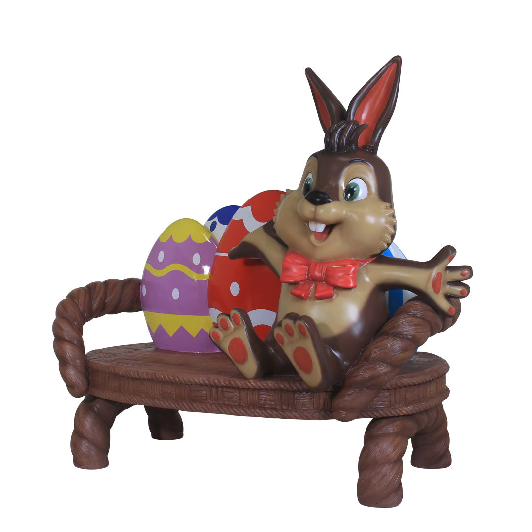 Easter Egg Bench Over Sized Statue