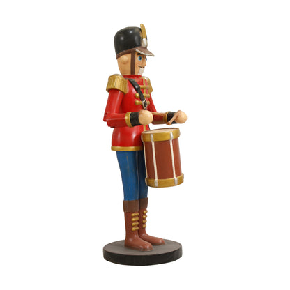 Toy Soldier Playing Drum Life Size Statue