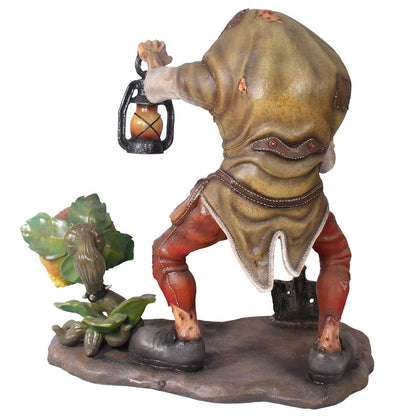 Hunchback Igor With Carnivorous Plant Life Size Statue