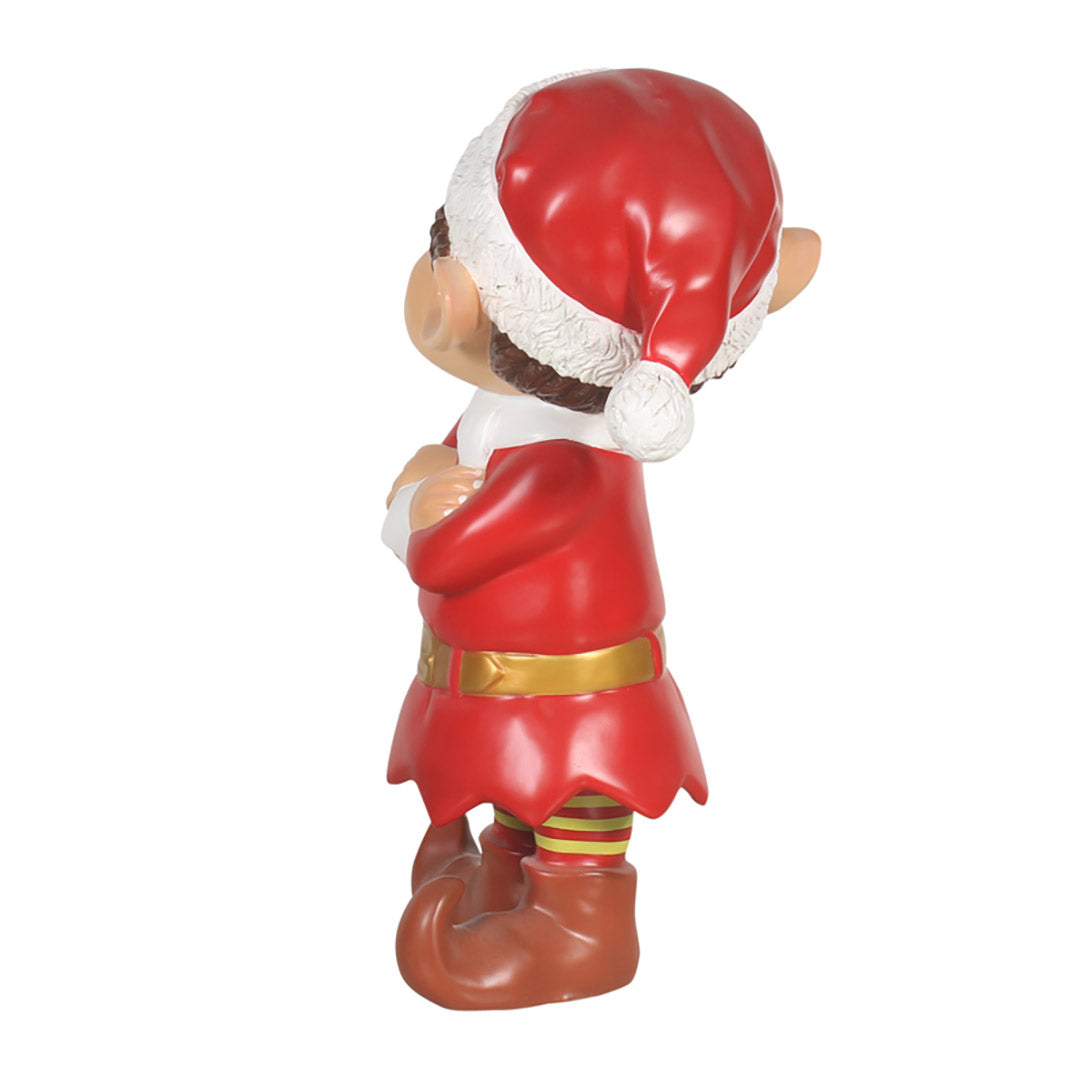 Elf Grumpy Life Size Statue