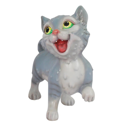 Comic Cat Happy Over Sized Statue