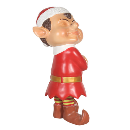 Elf Grumpy Life Size Statue