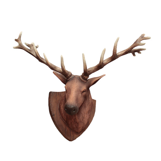 Wall Decor Stag Trophy Head Life Size Statue
