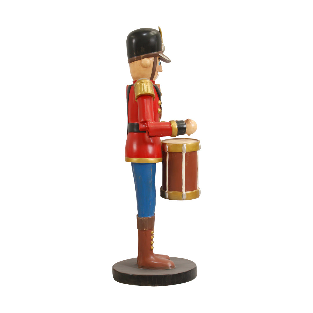 Toy Soldier Playing Drum Life Size Statue