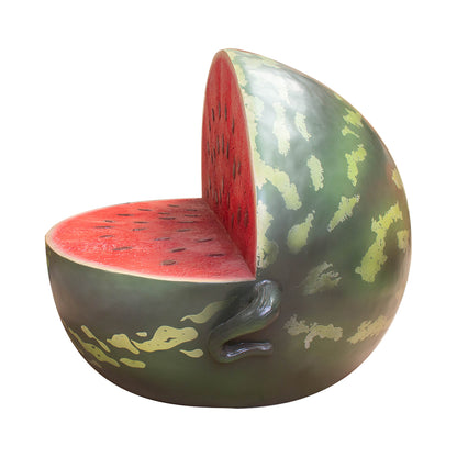 Watermelon Bench Over Sized Statue